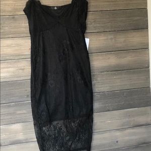 Missguided Strappy Lace Bodycon Dress 6 NWT